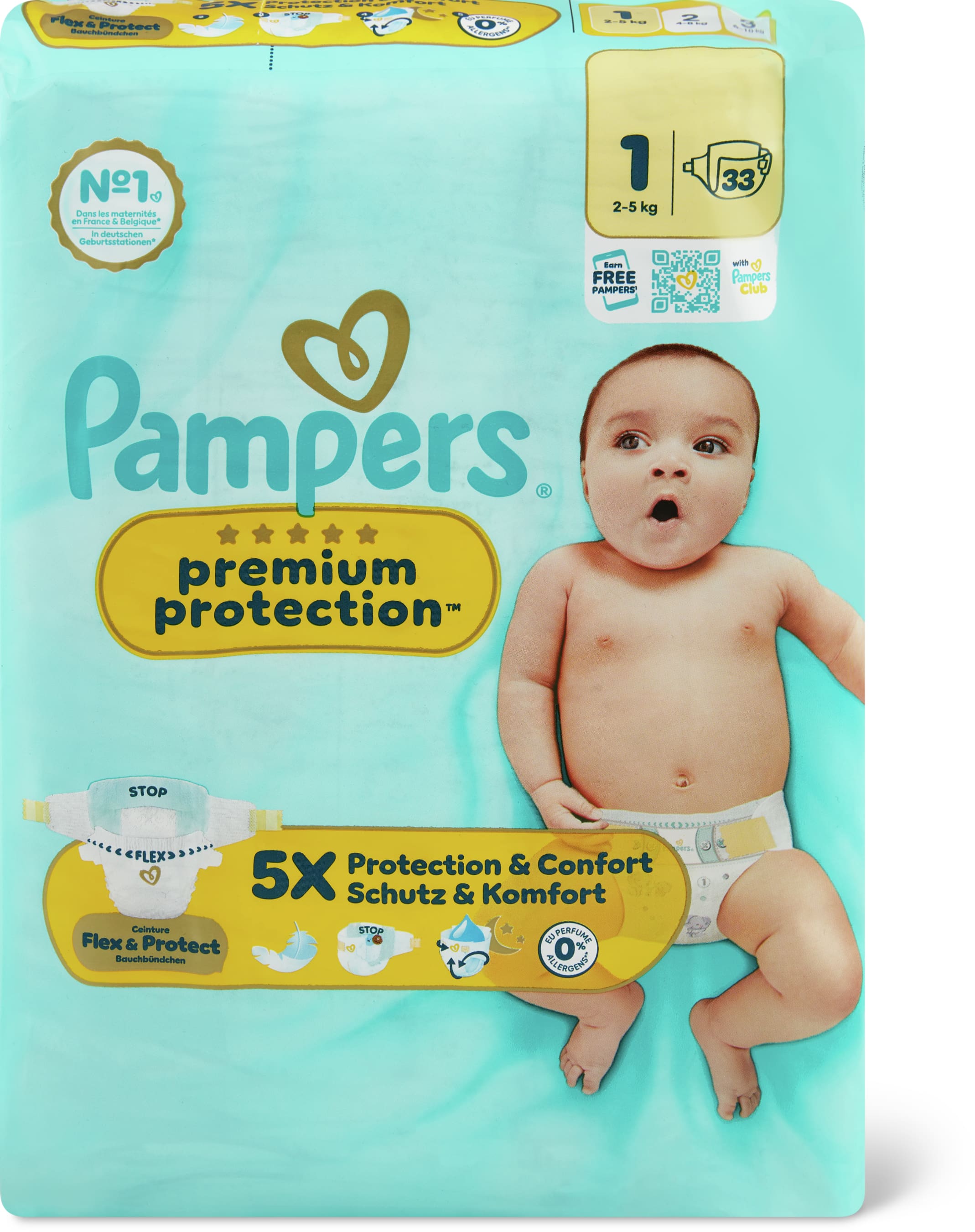 Pampers Pannolini Tg.1, 2